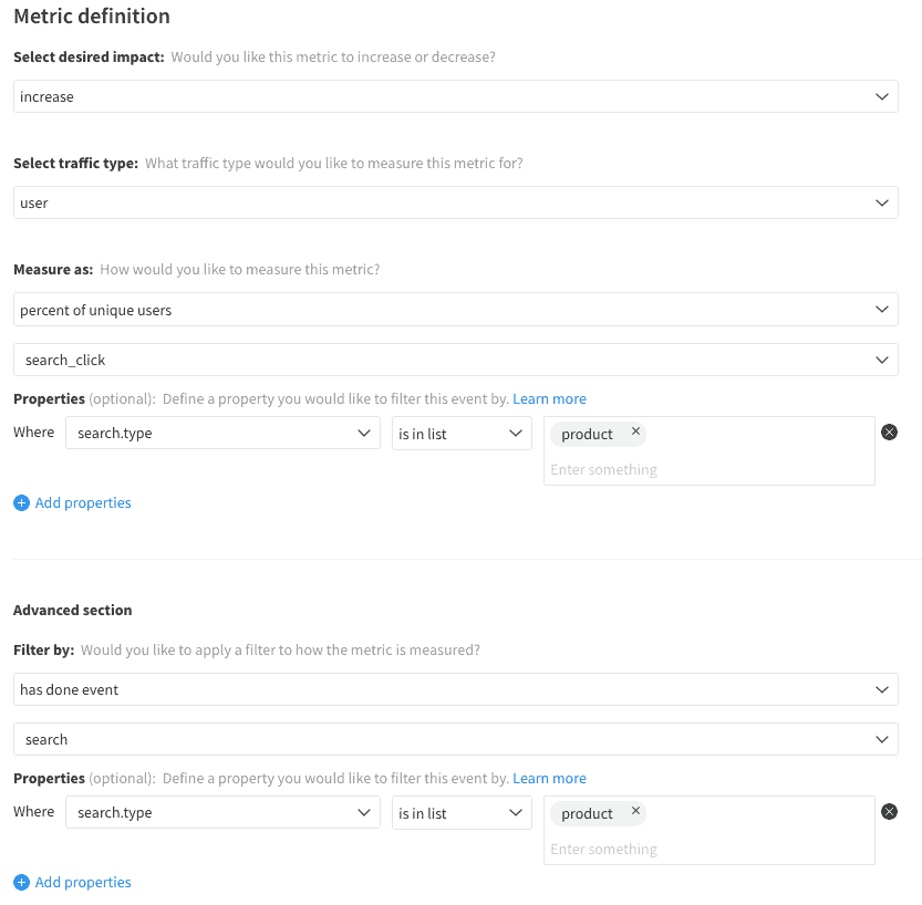 Implementation of Conversion Funnel metric in Split