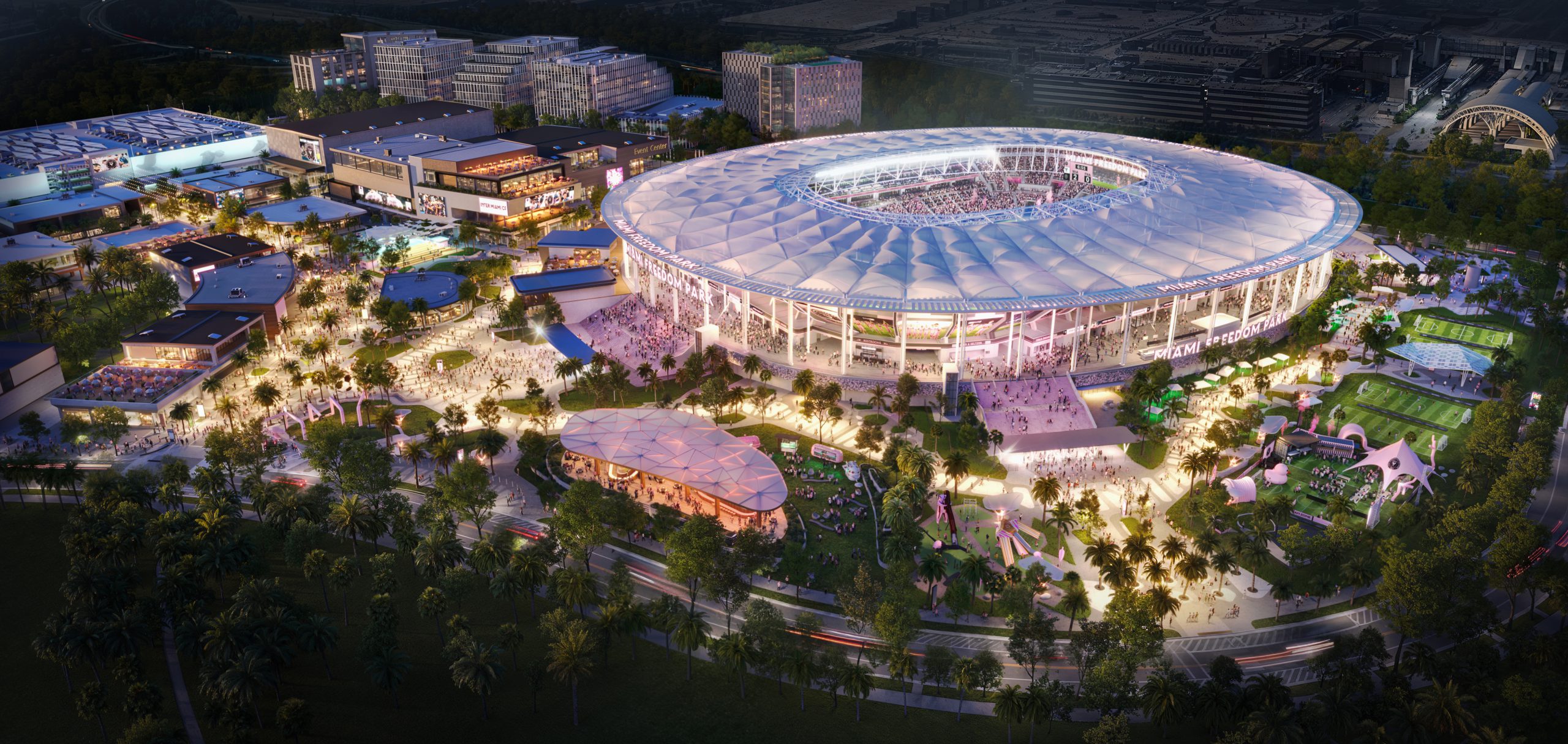 Miami Freedom Park MLS Major League Soccer Inter Miami CF featuring Messi