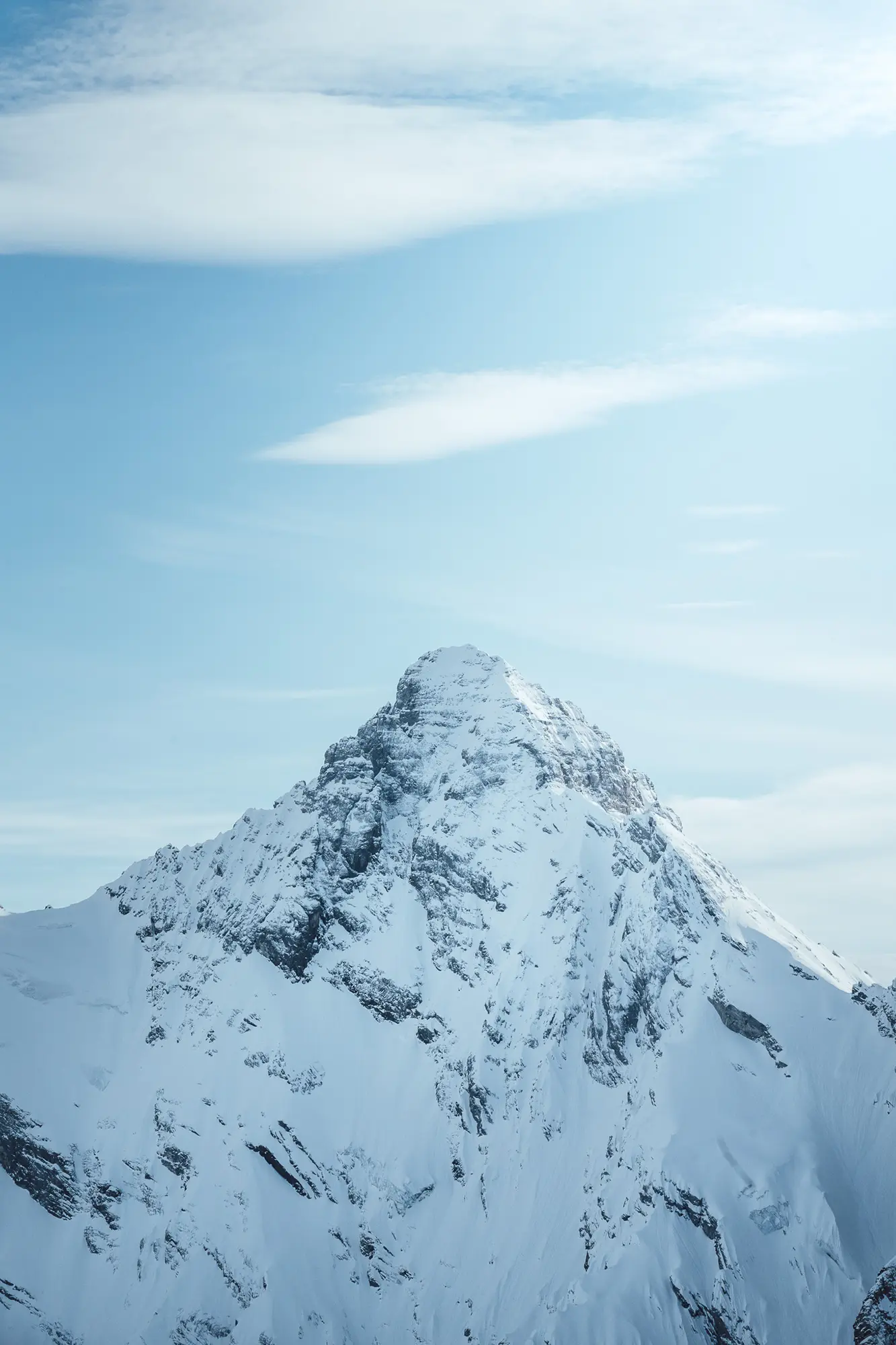 mountain view from schilthorn