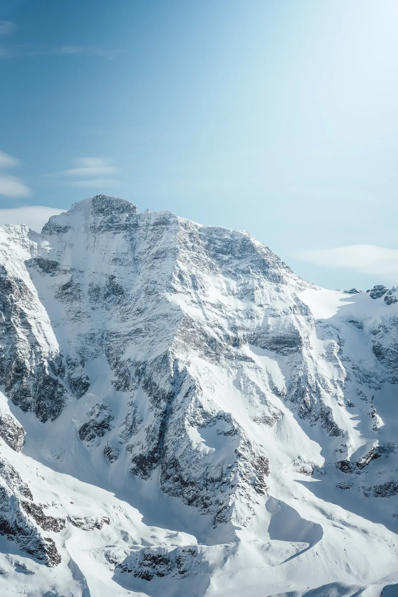 mountain view from piz gloria
