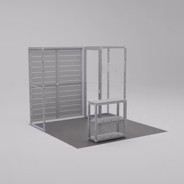 10x10 Radiance trade show booth frame structure
