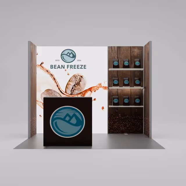 10x10 Nova trade show booth display