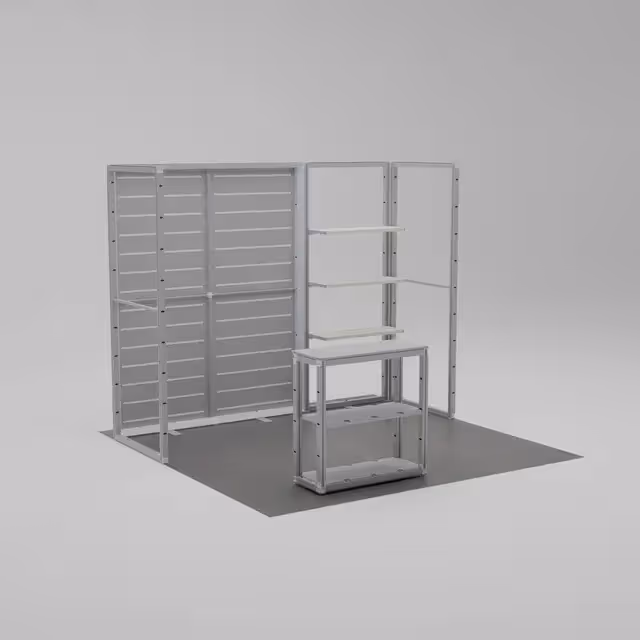 10x10 Nova trade show booth frame structure