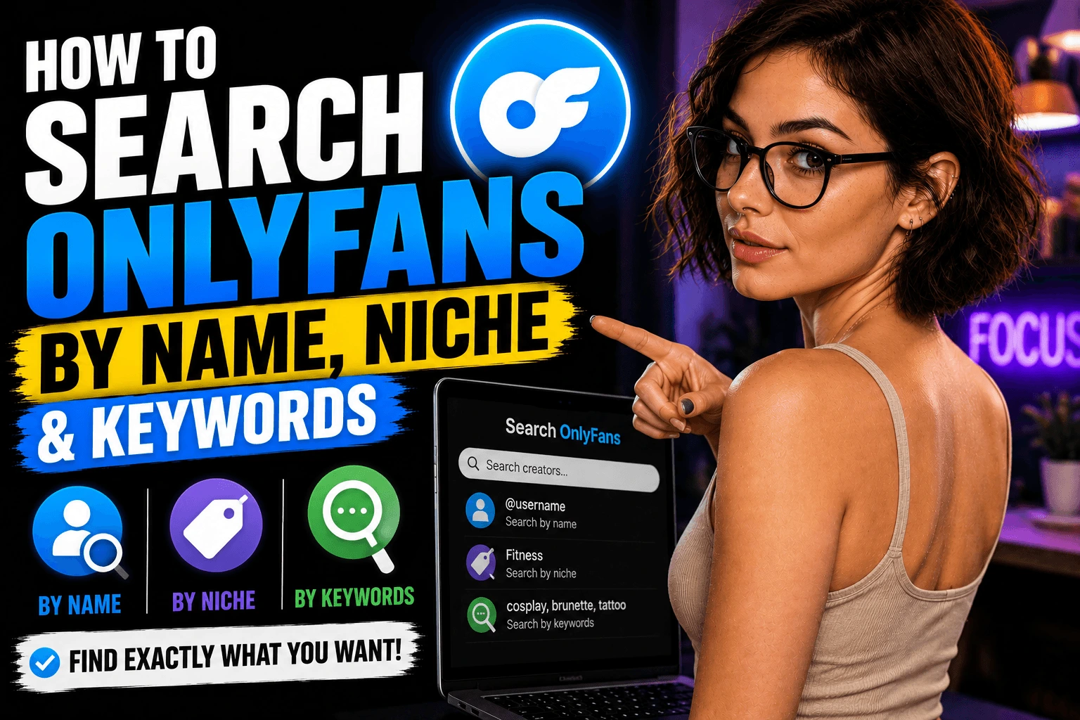 How to Search OnlyFans by Name, Niche & Keywords
