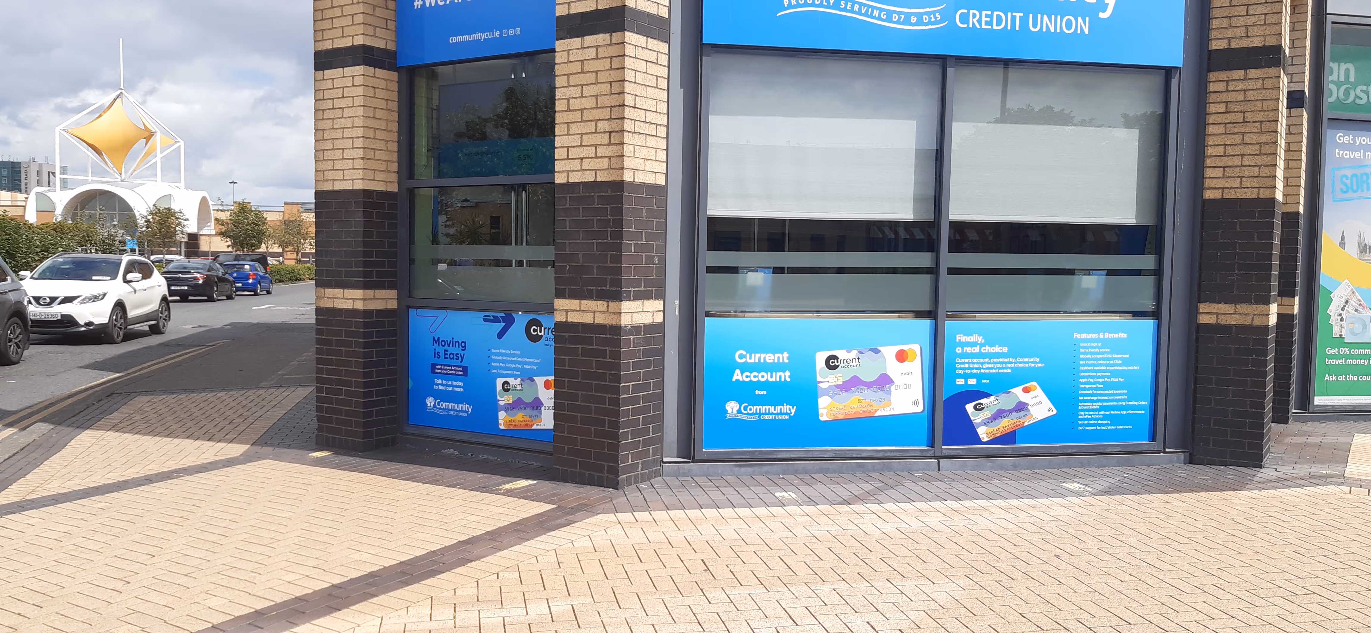 Window vinyl for Credit Union Blanchardstown