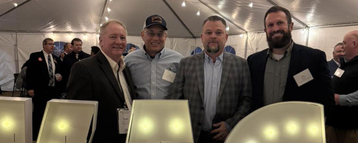 GCED President Jason Lemle with Kentucky economic development partners at West Kentucky Thank You Night in Frankfort