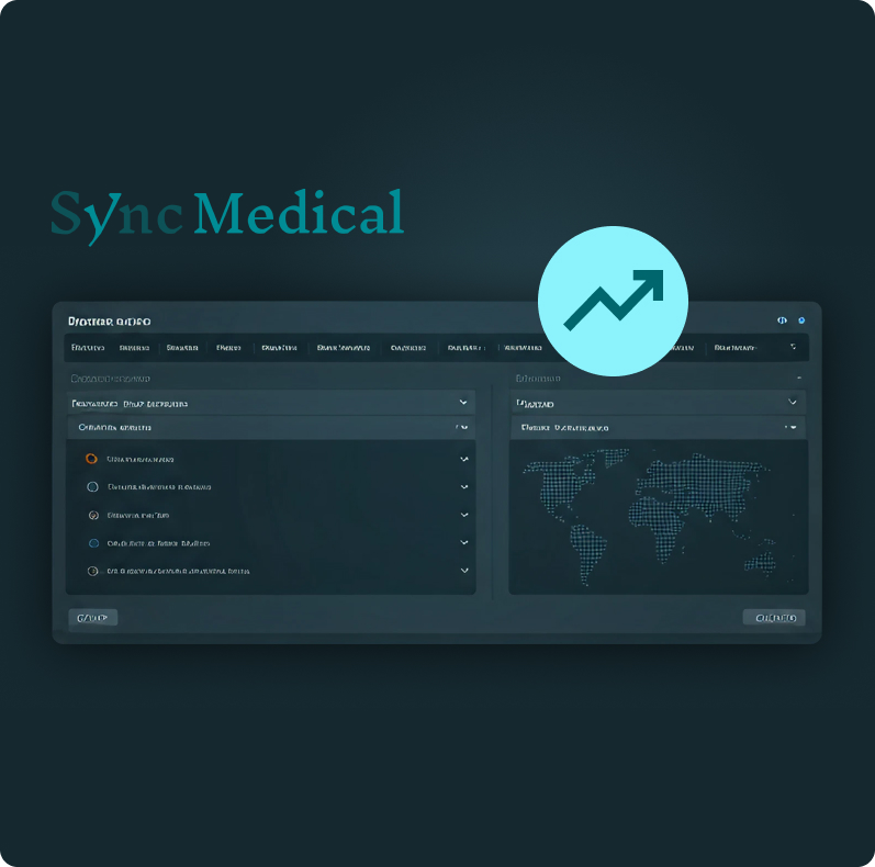image of a team meeting (for a medical clinic)