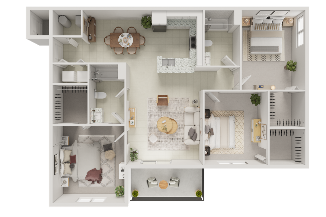 C2R floor plan layout