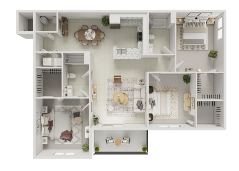 C2 floor plan layout