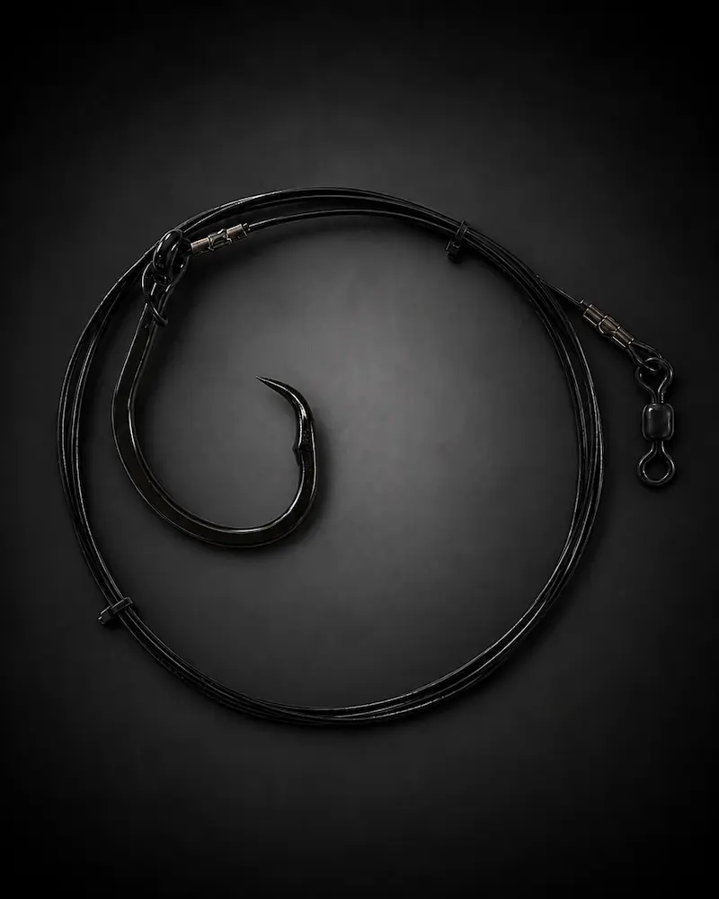 SharkLeash Bite Section wire leader with hook