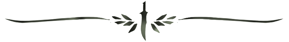 Sword point down - a page divider