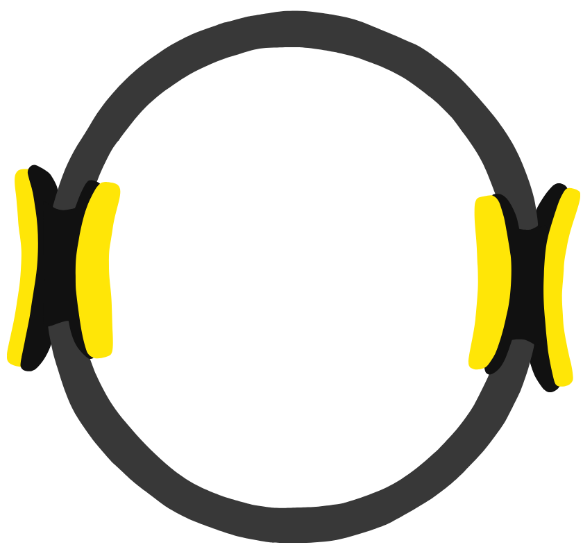 Pilates ring illustration
