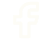Ícone do logo do Facebook em branco sobre fundo transparente.