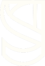 Logotipo AJS estilizado em preto e branco com formas geométricas entrelaçadas.