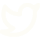 Ícone do pássaro do Twitter representando a rede social.