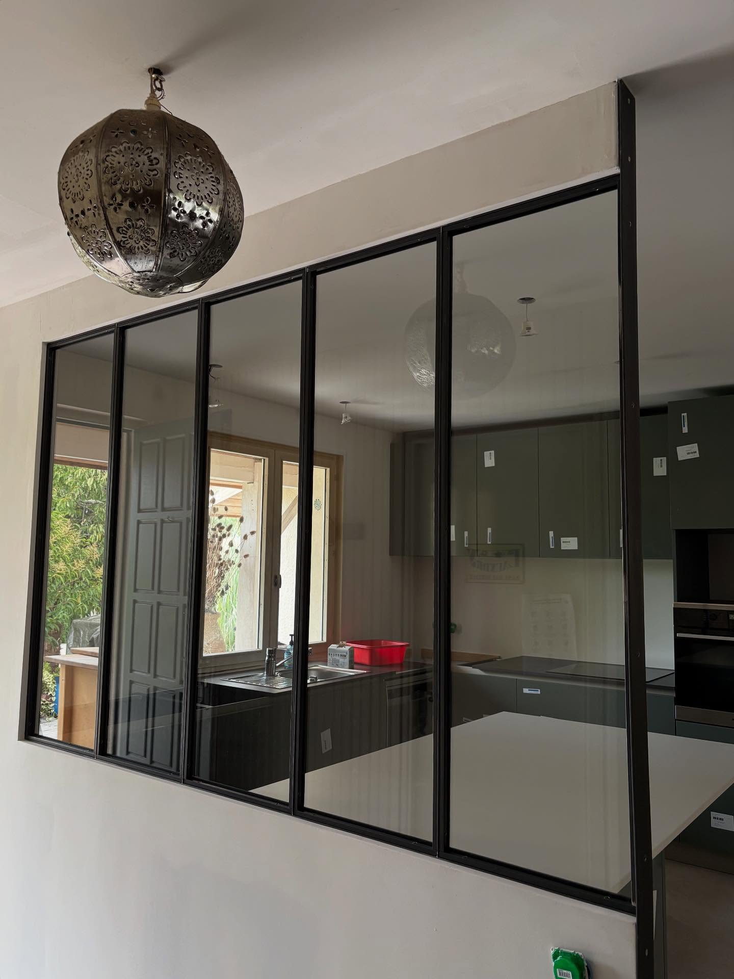 Verrière intérieure acier style atelier sur mesure – Vigon Metal Bordeaux