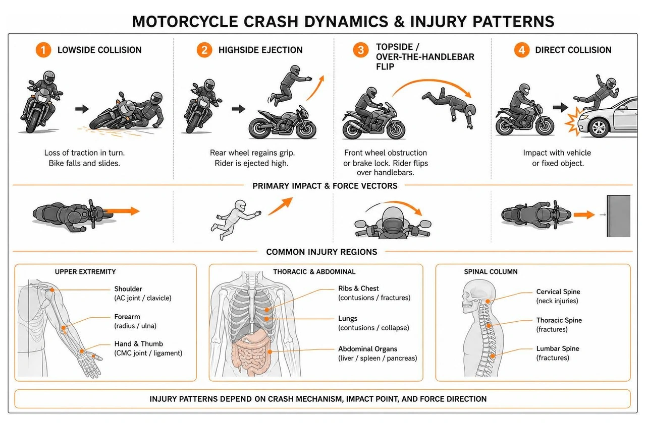 motorcycle crash dynamics diagram motorcycle crash dynamics diagram