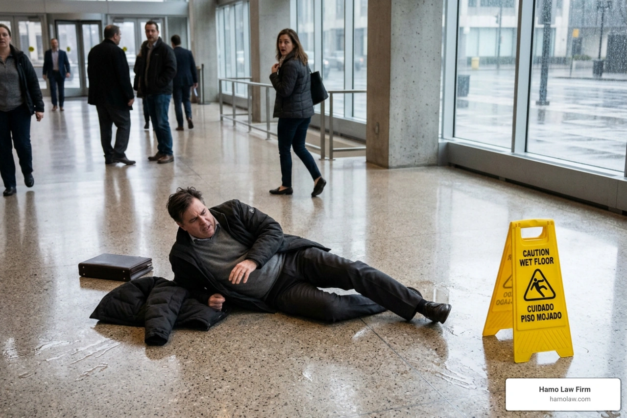 fatal slip and fall hazard on wet floor fatal slip and fall hazard on wet floor