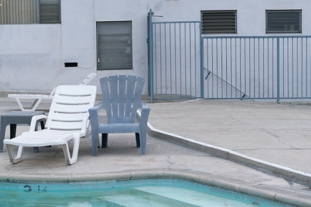 locked pool security fence locked pool security fence