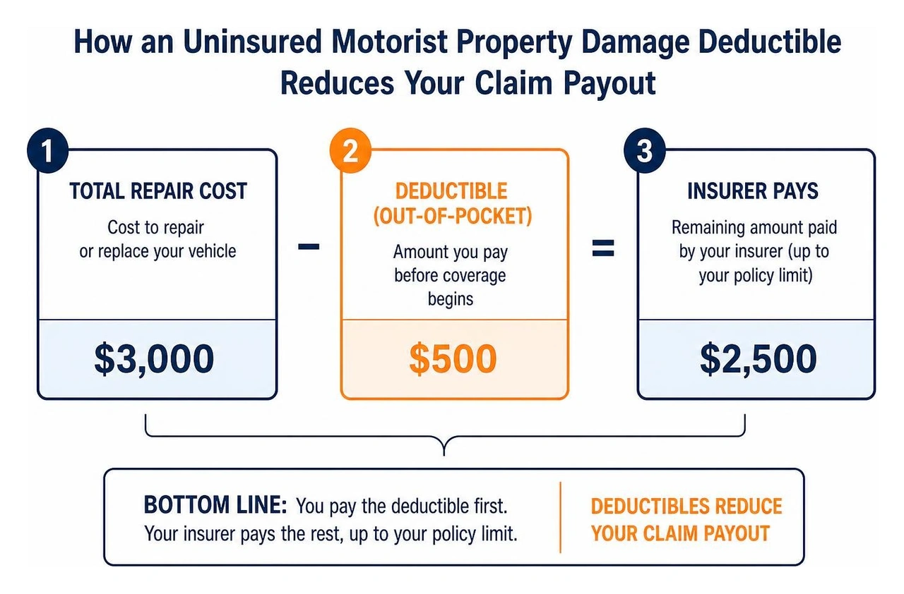 diagram illustrating how insurance deductibles reduce property damage claim payouts diagram illustrating how insurance deductibles reduce property damage claim payouts