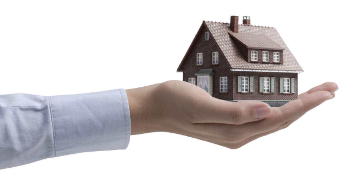 Conceptual image of a homeowner holding a house representing $300,000 in average available home equity for a HELOC.