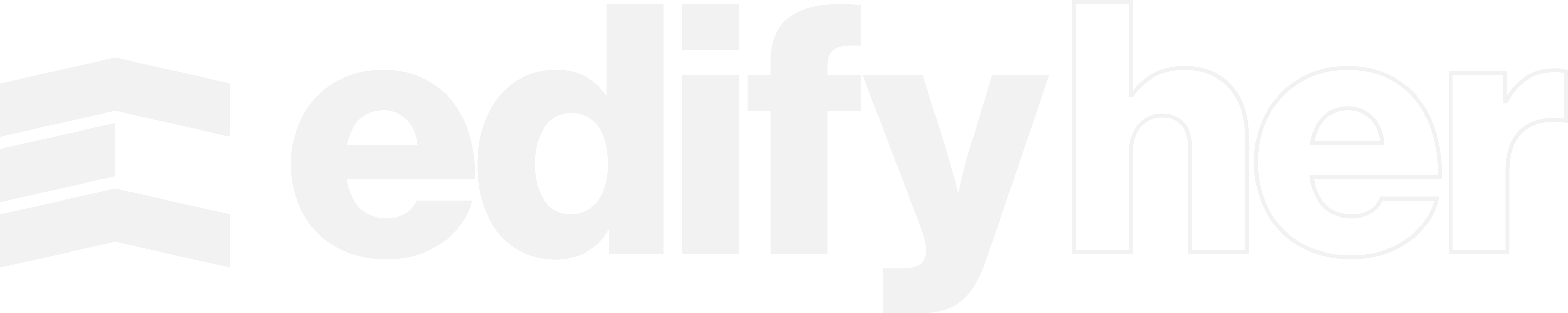 Edify Hero logo with a stylized double chevron symbol.
