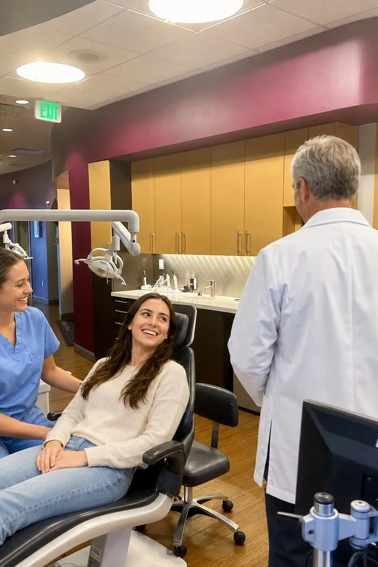 Patient consultation for surgical orthodontic evaluation at Kendrick Orthodontics in Kissimmee, FL