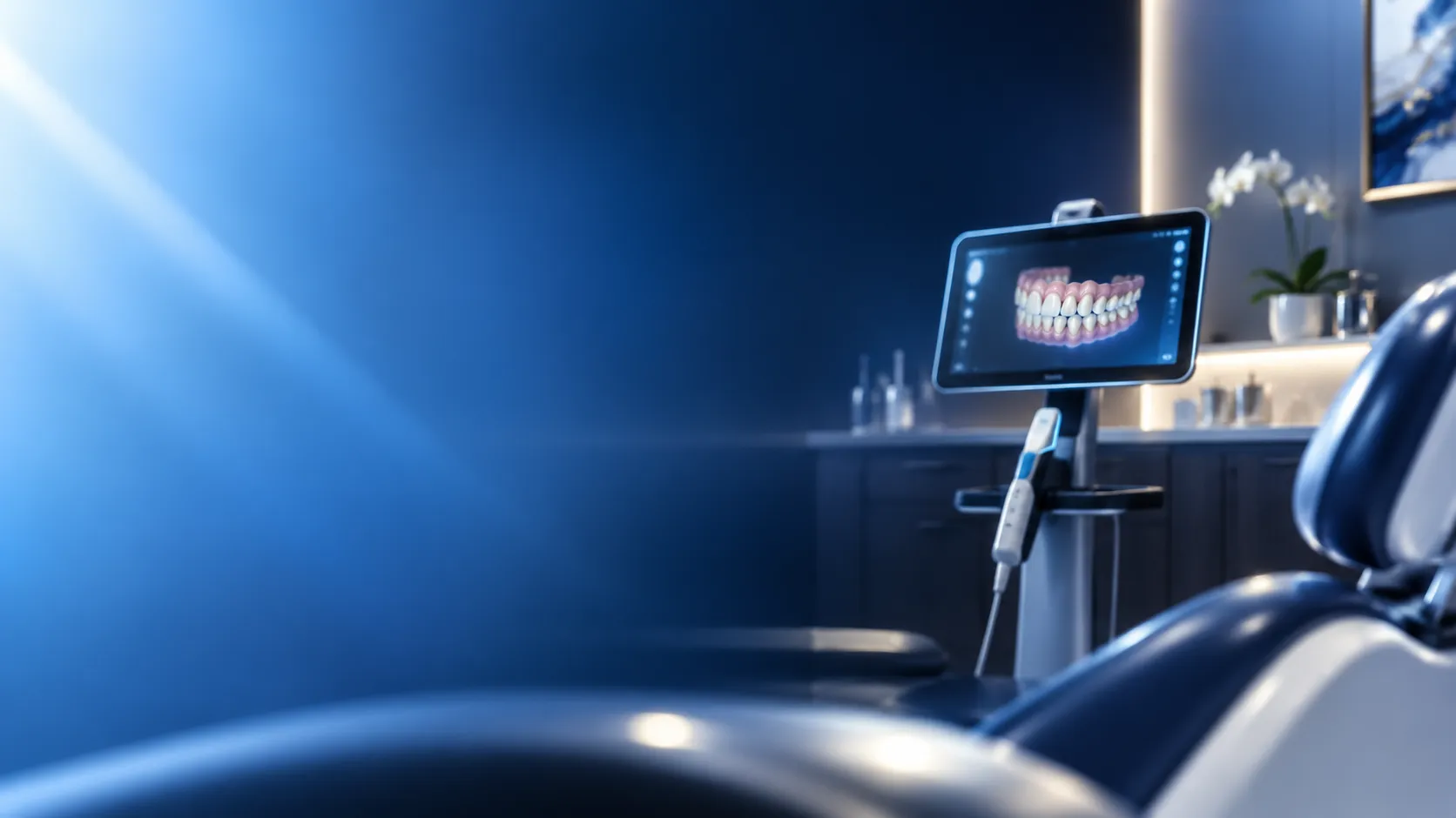 3D iTero overbite scan during orthodontic consultation in Kissimmee, FL