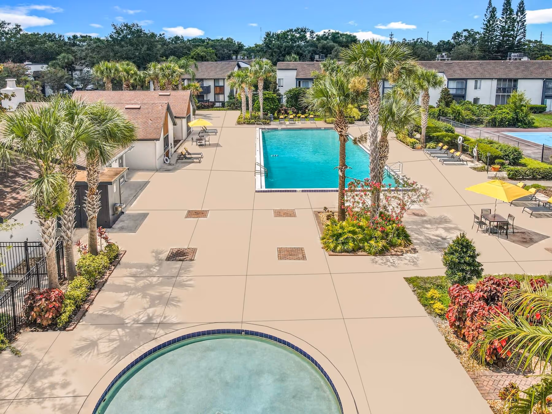 Pool area