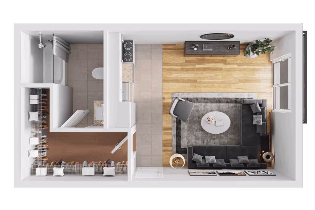 0BD, 1BTH S1 layout