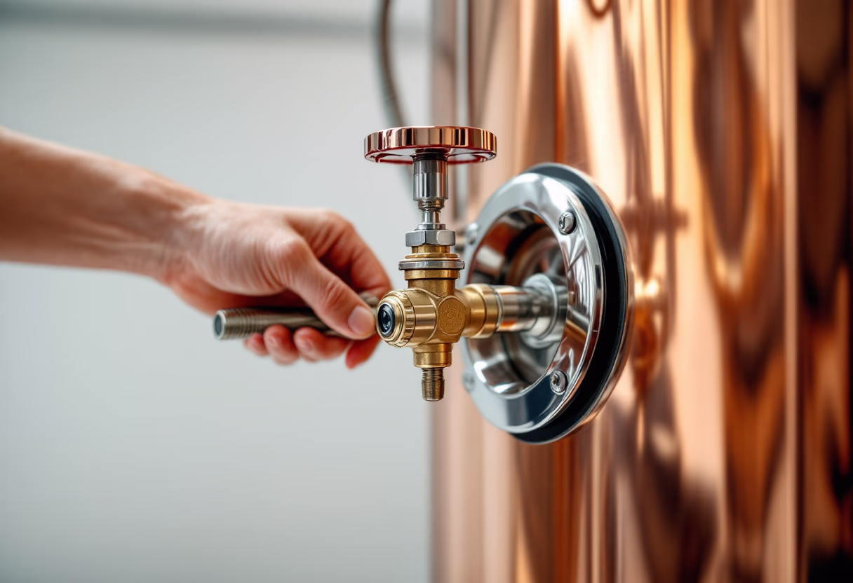 image of the brewing process