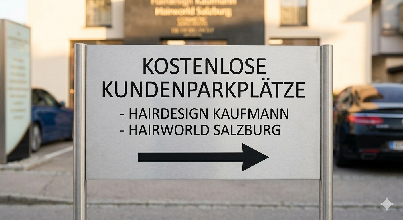 Friseur Salzburg Nonntal – kostenlose Parkplätze bei Hairdesign Kaufmann