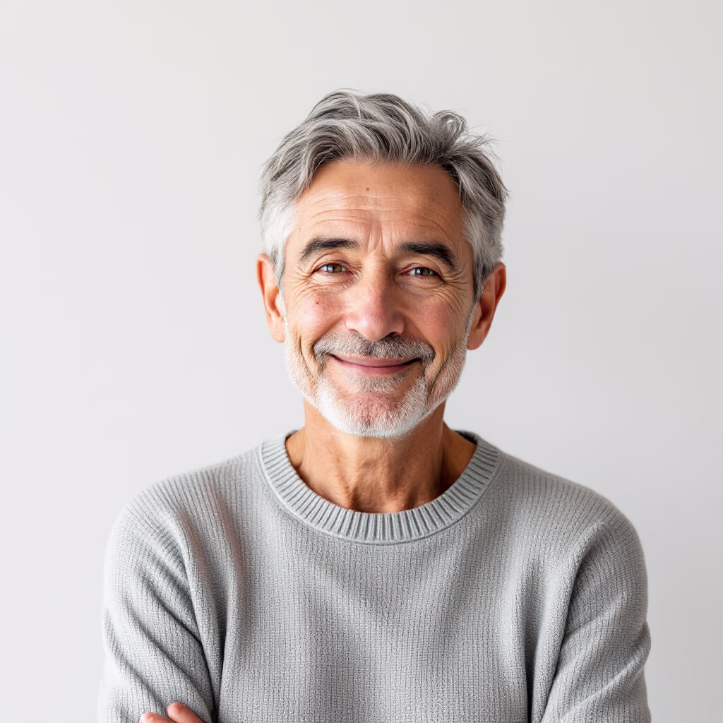 [headshot] image of customer (for a plumbing service).