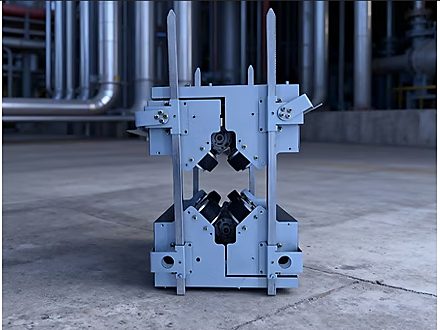 Pipe-inspection robot for refineries