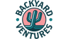Circle logo with leaf designs and stylized letters B and V intertwined in the center.