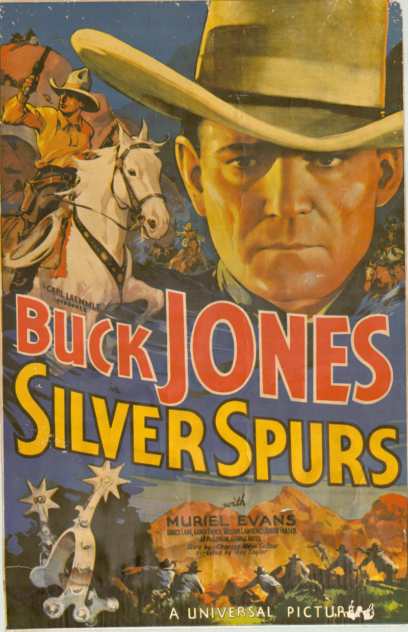 Buck Jones Silver Spurs movie poster