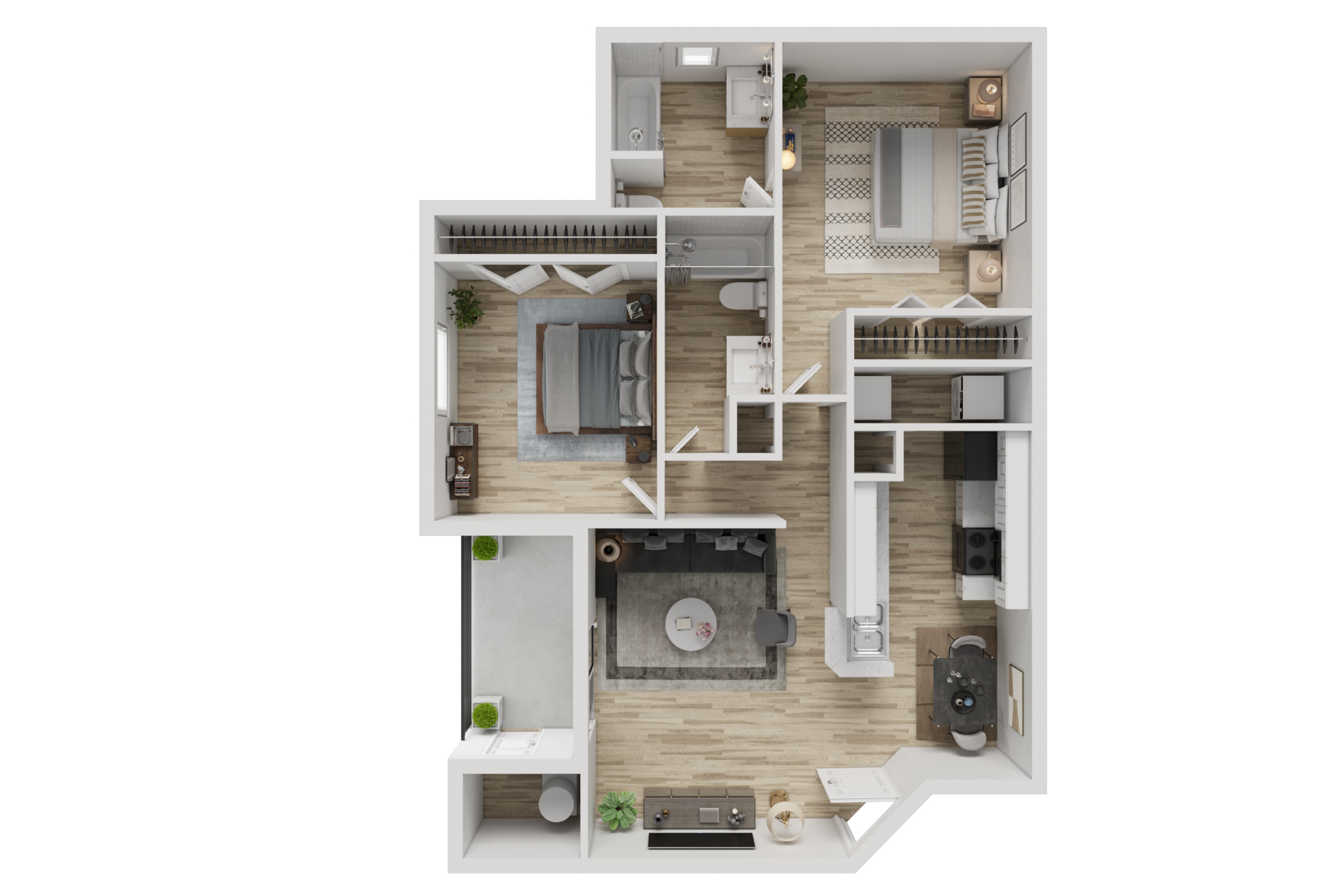 B2 floor plan layout