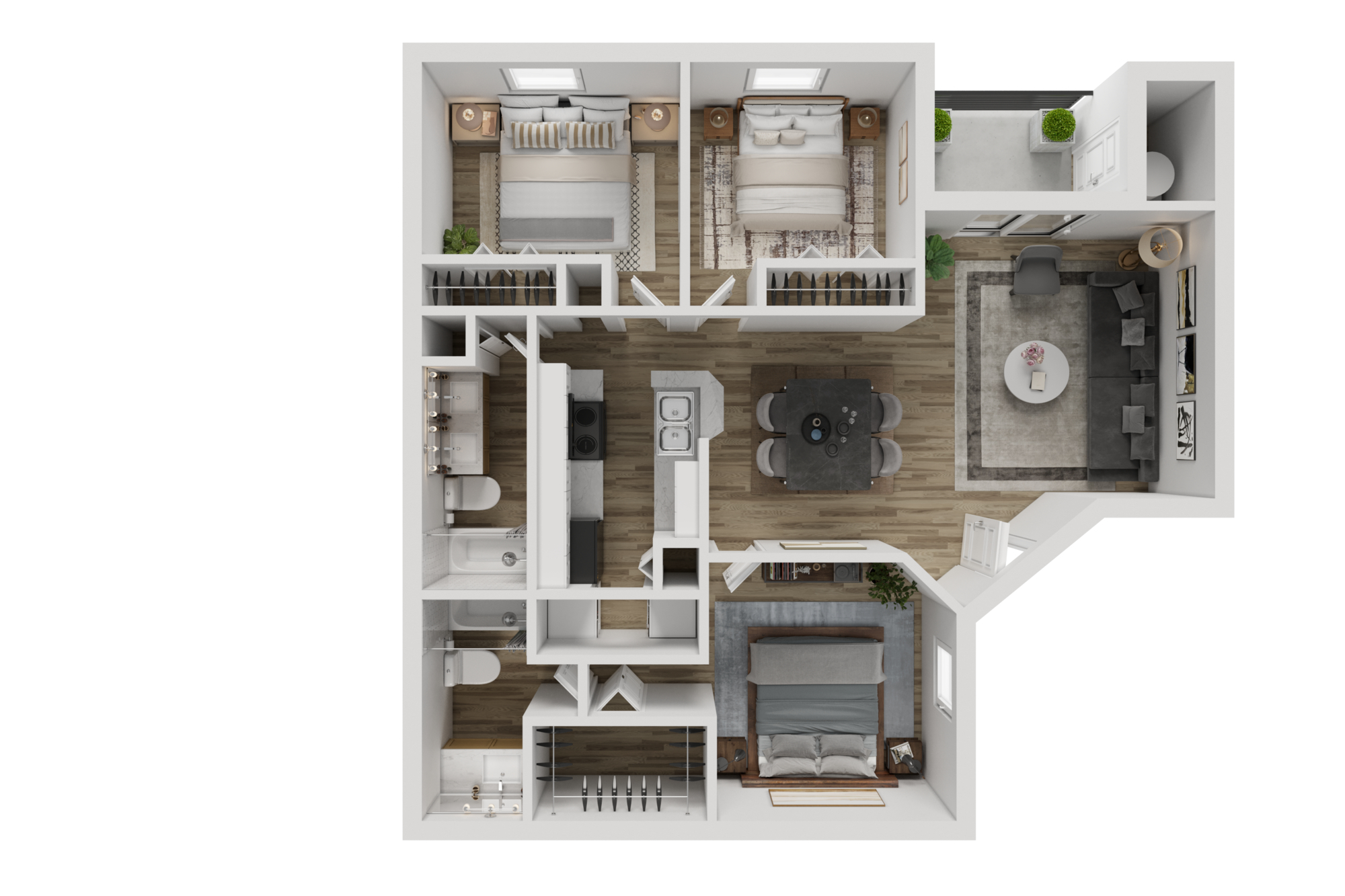 C1 Floor plan layout