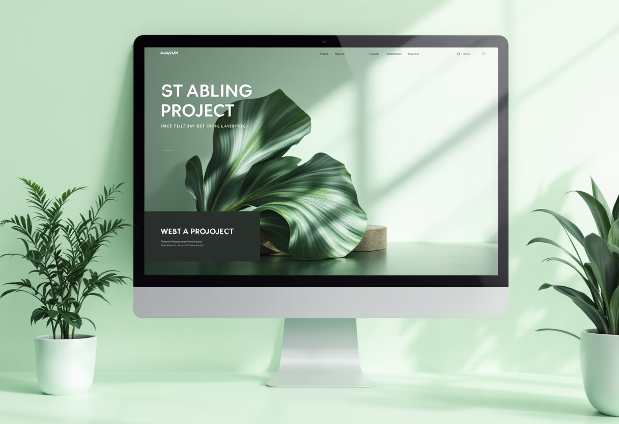 [digital project] image of past client project in a gallery setting