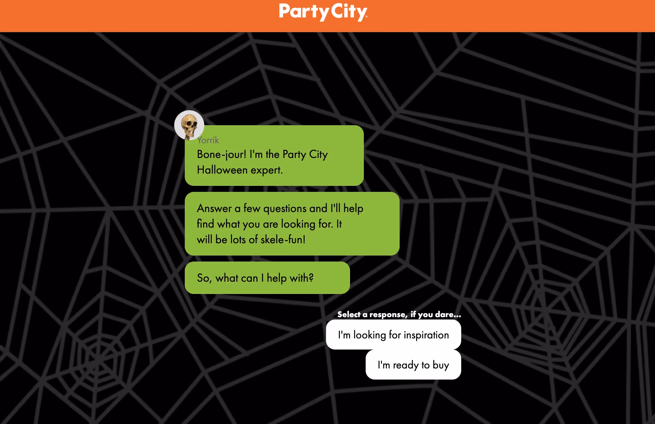 Party City QuizBot