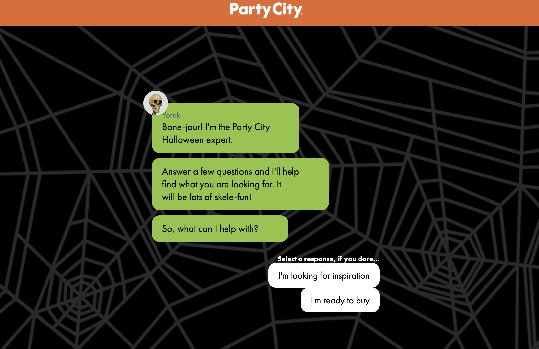 Party City QuizBot