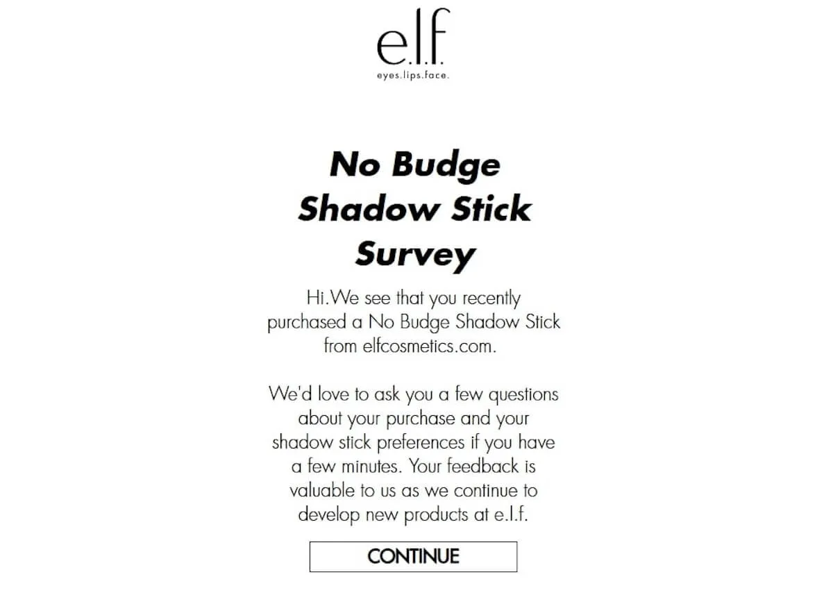 67442dfc08474b050c27c58d 67442cdc6c397fdc1dd04e2b e.l.f.-Cosmetics-E2-80-99-online-survey