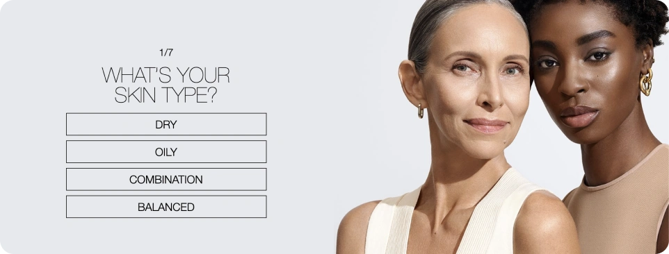 A graphic of a skincare marketing tool