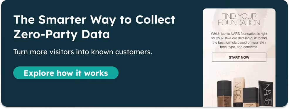 Green BlueConic banner highlighting interactive experiences for collecting zero-party data, featuring platform preview imagery and a demo call-to-action button.