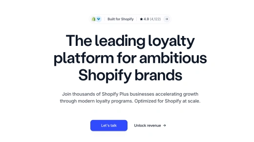 LoyaltyLion home image screenshot