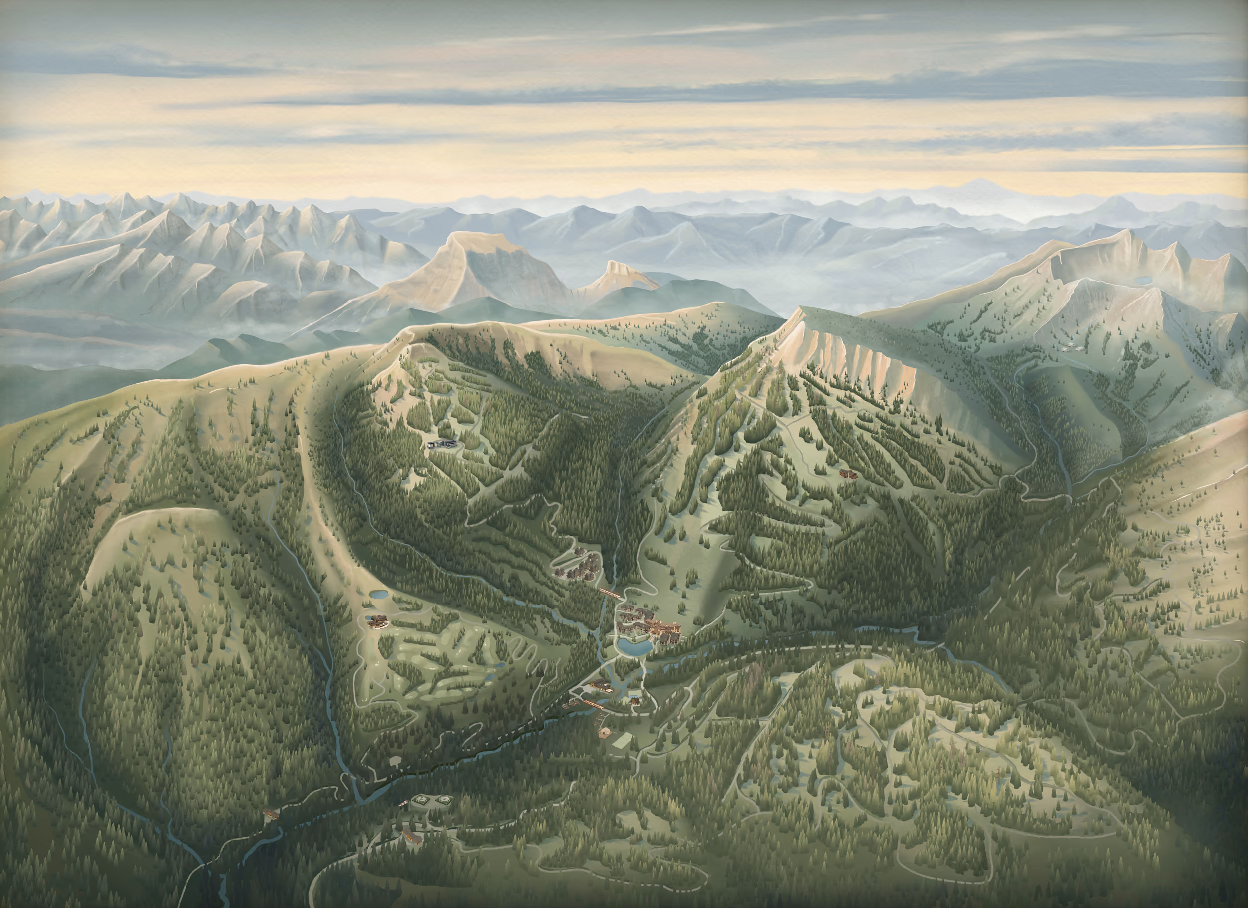 Yellowstone Club Summer Maps
