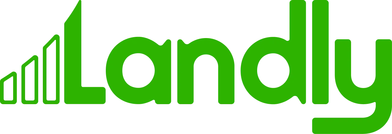 Official Landly eSIM Unlimited Data app logo for international travel.