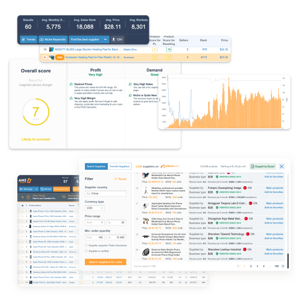 AMZ Scout PRO dashboard