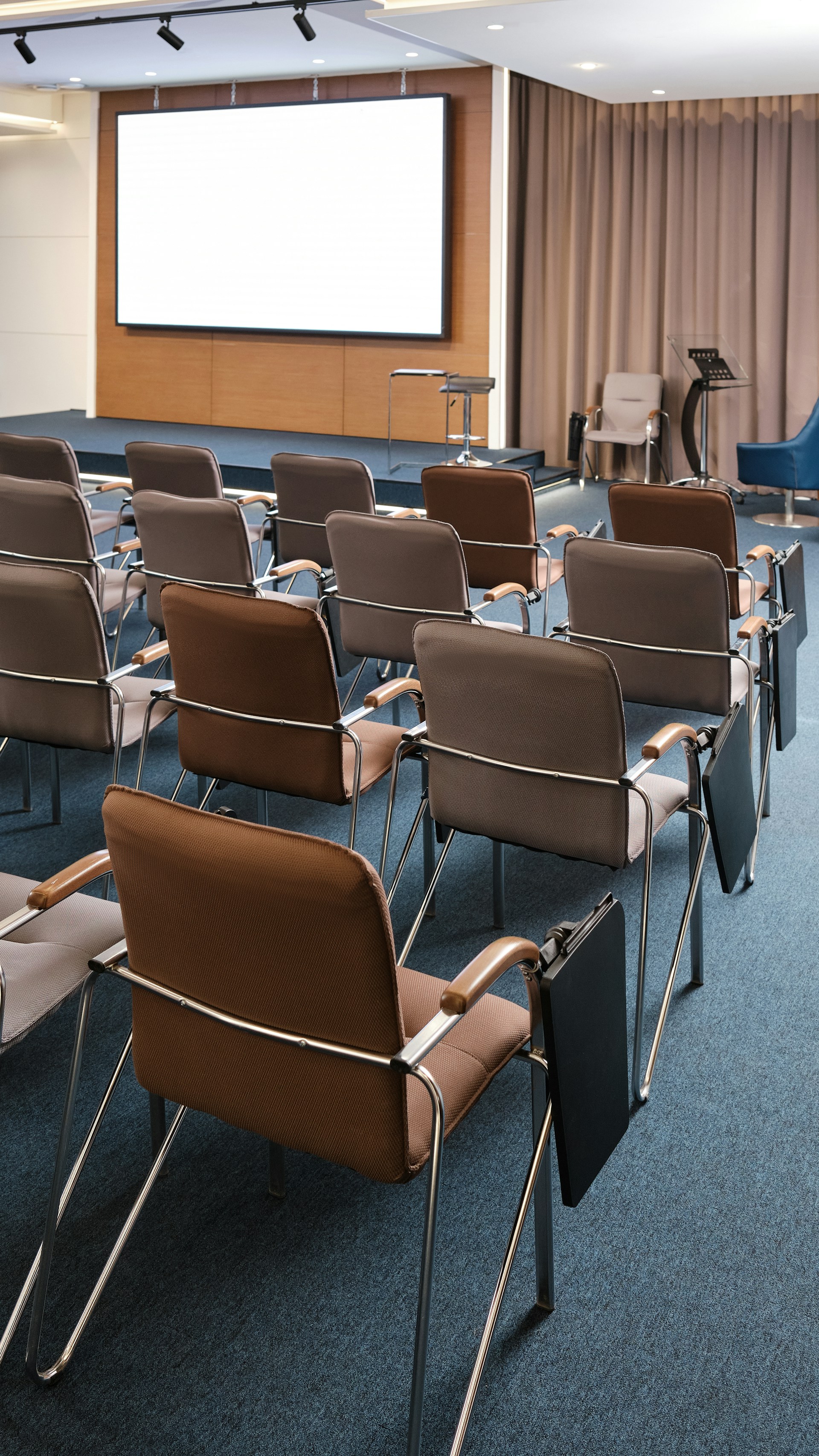Professionals networking at an industry event