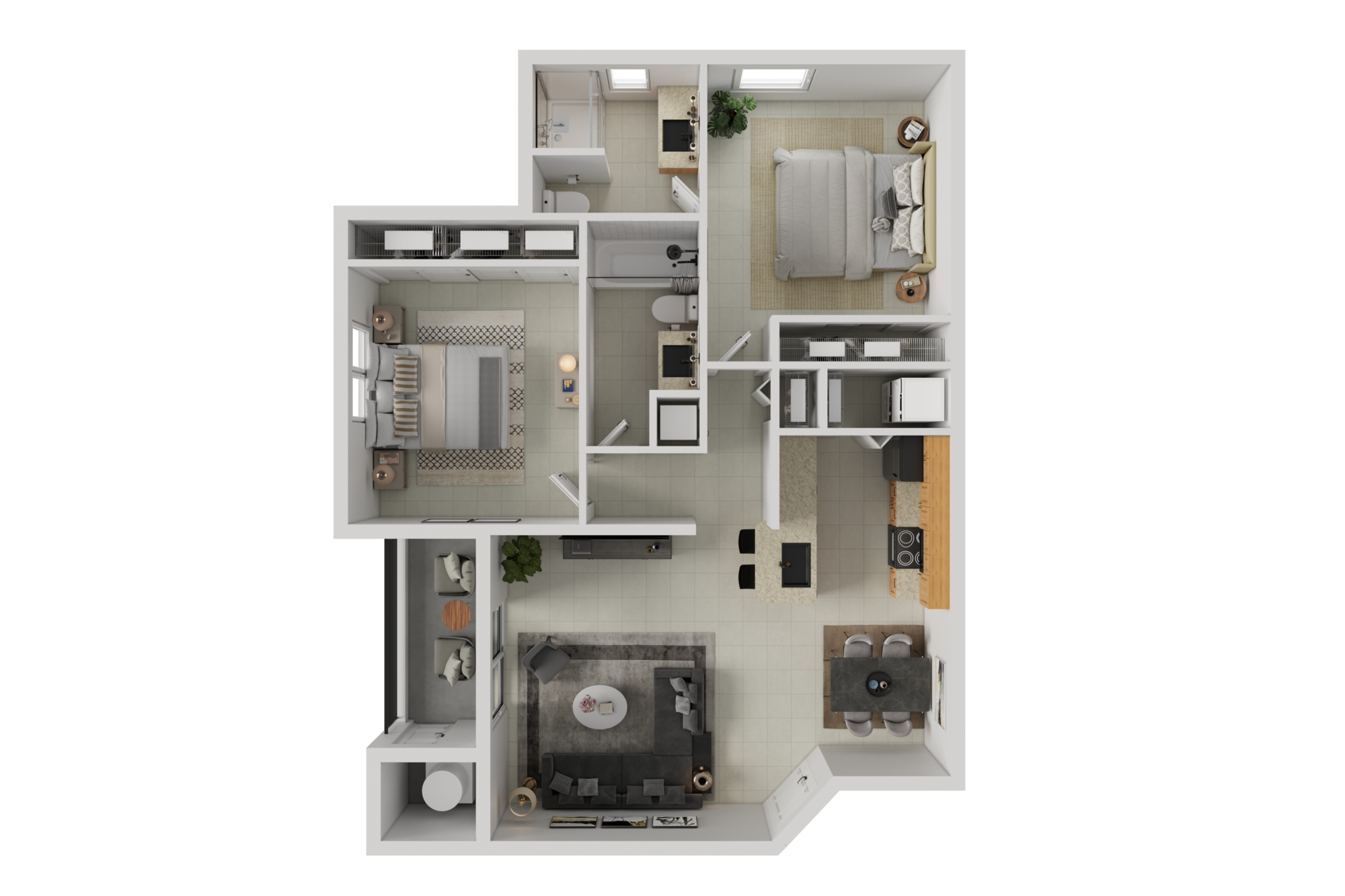 B2 Floor plan layout